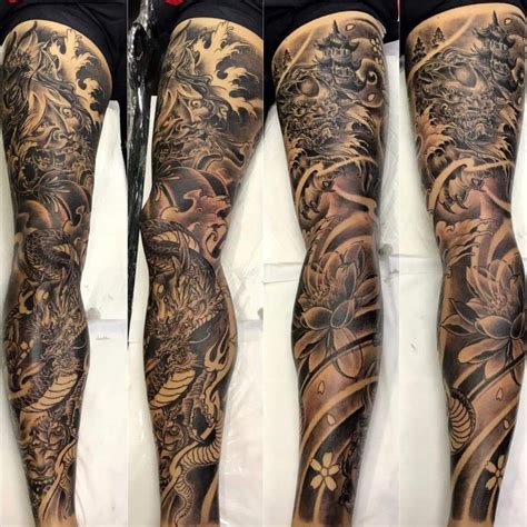 japanese sleeve tattoo drawings|japanese full leg tattoo.